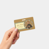 Badge St. Pierre Claver (BK 058 ; Style 2) (Manuel / portable)