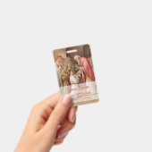 Badge St. Tarcisius recevant l'Eucharistie (BL 02) (Manuel / portable)