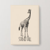 Badge Stand Tall Graceful Giraffe (Recto)