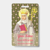Badge Ste Etheldreda (Audrey) (P 003) (Arrière)