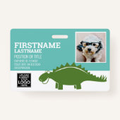 Badge Stegasaurus Pediatrus Garde de jour Photo de l'emp (Devant)