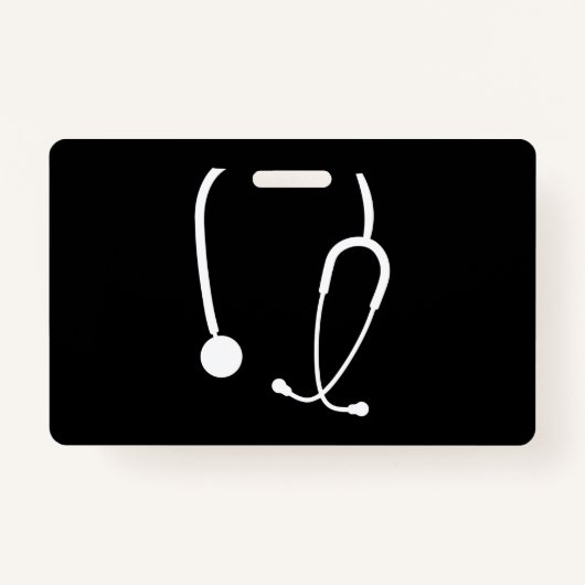 Badge Stethoscope Infirmière Docteur Funny Infirmière (Devant)