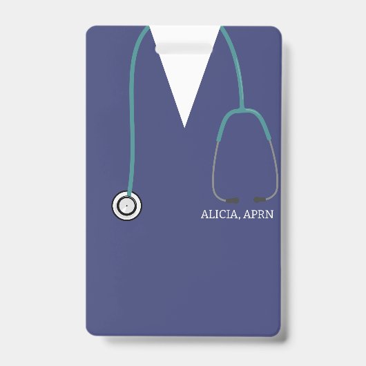 Badge Stéthoscope pour infirmière (Avant)