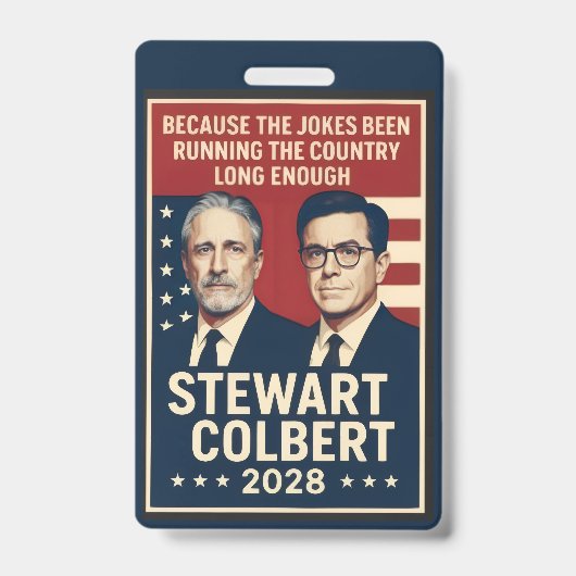 Badge Stewart/Colbert 2028 (Avant)