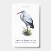 Badge Stork Doula (Arrière)