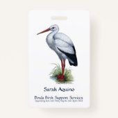 Badge Stork Doula (Devant)