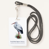 Badge Stork Doula (Derrière avec lanière)
