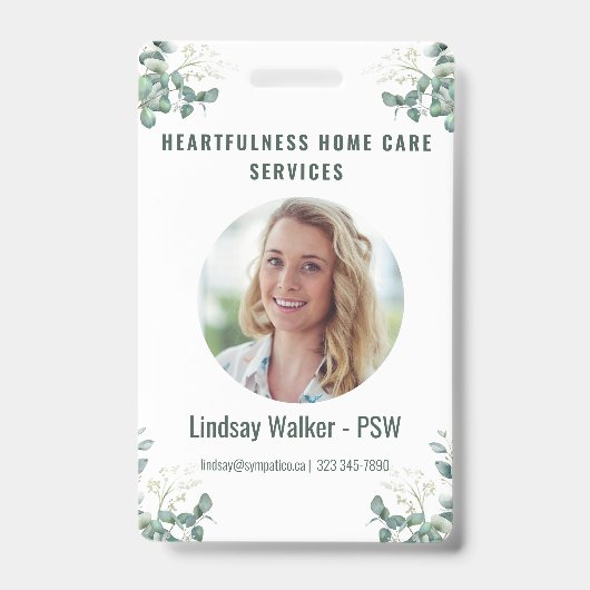 Badge Style Eucalyptus (Face)