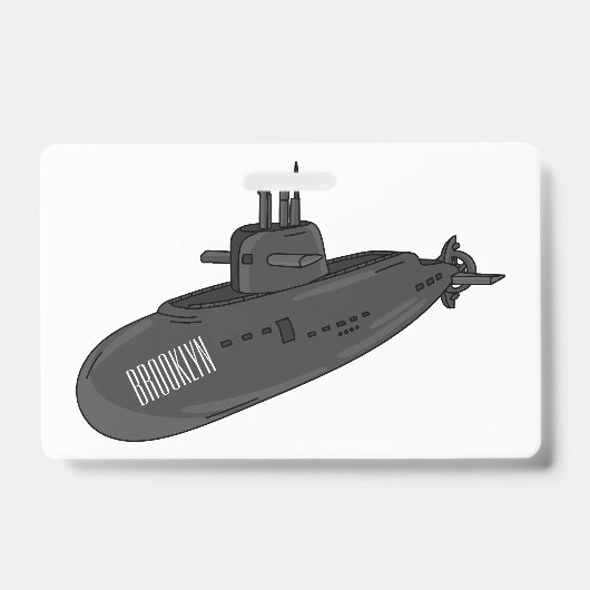 Badge Submarine cartoon illustration (Avant)