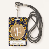 Sunny Yellow Gold Navy Feuille Motif