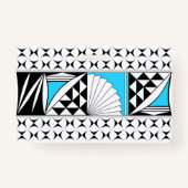 Badge Sunrise autochtone du sud-ouest en turquoise (Dos)