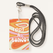 Badge Super J'Ai Un Bunco (Devant avec lanière)