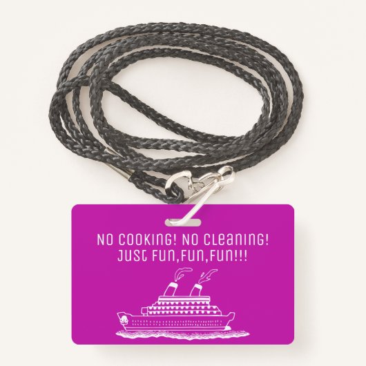 Badge Support de clé de cabine de grand luxe de cabine (Devant avec lanière)