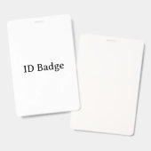 Badge Supprimer ce texte et ajouter votre propre concept (Avant & arrière)