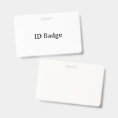 Badge Supprimer ce texte et ajouter votre propre concept (Avant & arrière)