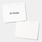 Badge Supprimer ce texte et ajouter votre propre concept (Avant & arrière)