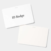 Badge Supprimer ce texte et ajouter votre propre concept (Avant & arrière)