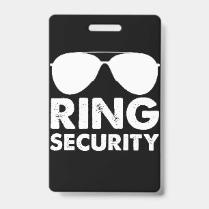 Badge Sûreté de la bague de la fête de mariage Alliance