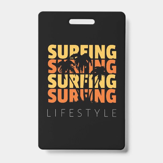 Badge Surf Style de vie Surf (Avant)