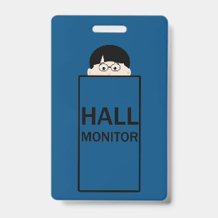 Badge Surveillant de la salle d'école