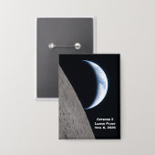 Badge Survol lunaire Artemis II (Recto/Verso)