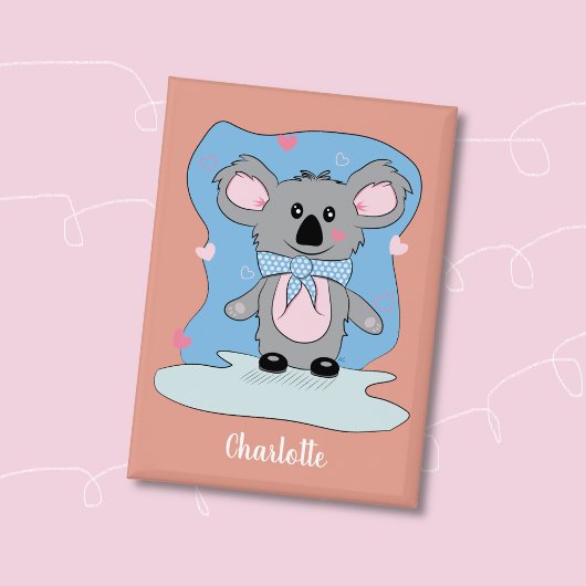 Badge Sweet Koala Kid Valentine's Day Pin Button