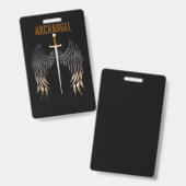 BADGE SWORD D'ARCHANGEL (Avant & arrière)