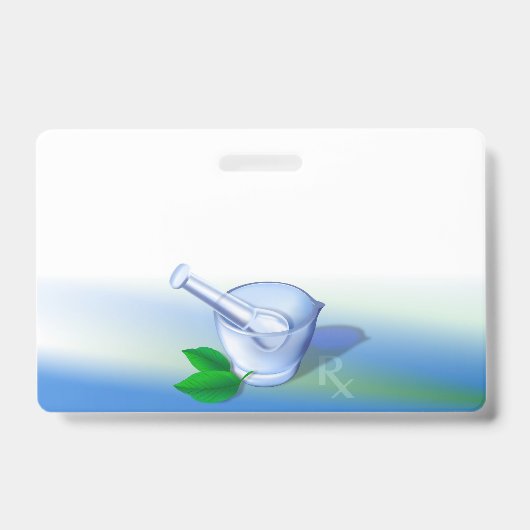 Badge Symbole de pharmacie (Avant)