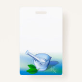 Badge Symbole de pharmacie (Dos)