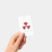 Badge Symbole de Splatter Radioactive Warning (À main)