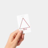 Badge Symbole païen d'élément du feu de Falln (Manuel / portable)