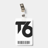 Badge (T6) Carte d'identité de Dante Niehoff Vlogs (Arrière avec clip)