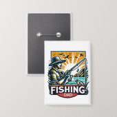 Badge T-shirt de pêche (Recto/Verso)