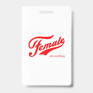Badge T-Shirt Femme la vraie chose