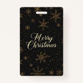 Badge Tag-Merry Christmas (Devant)