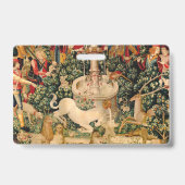 Badge Tapisseries Unicorne Trouvé Légende Mythique (Arrière)