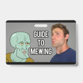 Badge Targeta Mewing (Arrière)