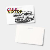 Badge Tarjetas de presentación (Avant & arrière)