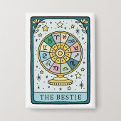 Badge Tarot Baby shower meilleur ami (Recto)