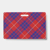 Badge Tartan Clan Hamilton Snappy (Arrière)