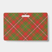 Badge Tartan Clan Hay Snappy (Arrière)