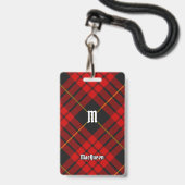 Badge Tartan Clan MacQueen (Avant avec lanière)