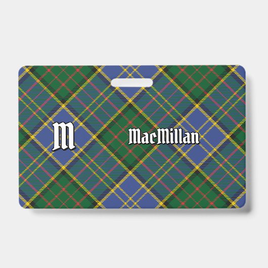 Badge Tartan de chasse Clan MacMillan (Avant)