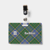 Badge Tartan de chasse Clan MacMillan (Avant avec clip)