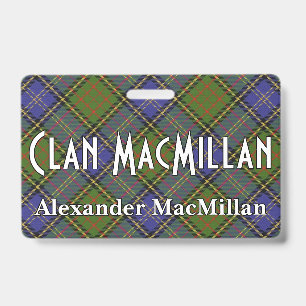Badge Tartan de chasse du clan MacMillan Snappy