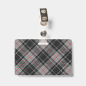 Badge Tartan de Clan Moffat Snappy (Arrière avec clip)