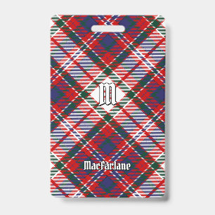 Badge Tartan de la robe du clan MacFarlane