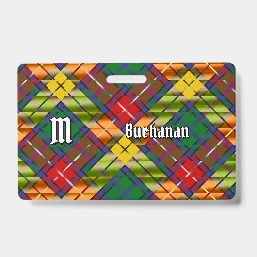 Badge Tartan du clan Buchanan (Avant)