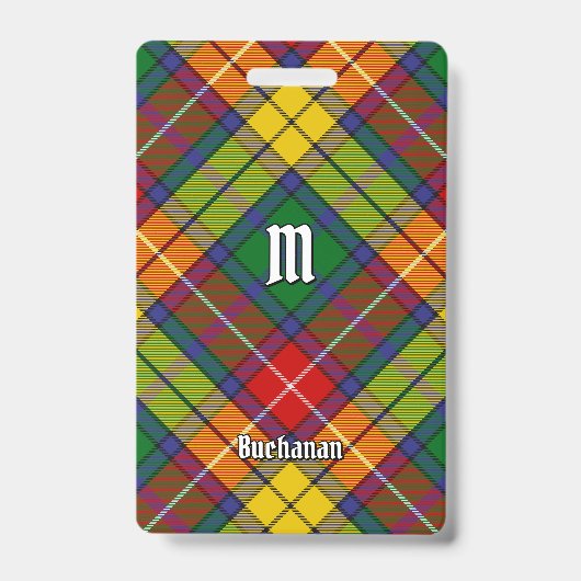 Badge Tartan du clan Buchanan (Avant)