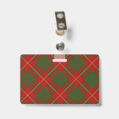 Badge Tartan du clan Cameron Snappy (Arrière avec clip)
